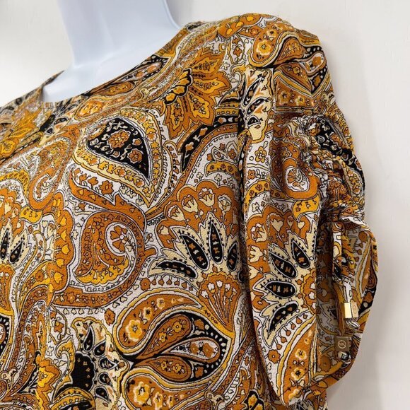 Michael Michael Kors Paisley Floral Print Blouse - Picture 4 of 10